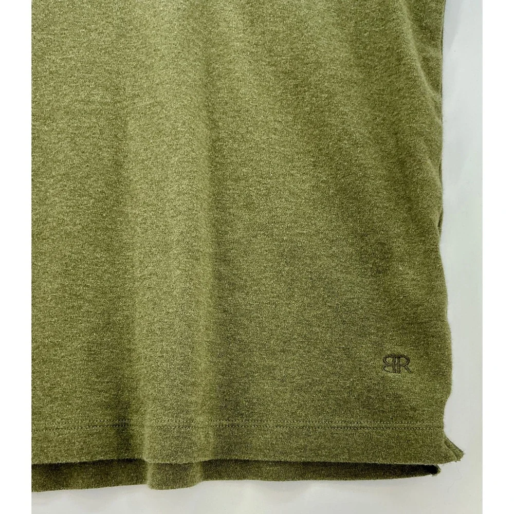 Banana Republic Olive Green Cotton Polo Shirt‎ Sz L Preppy Minimalist